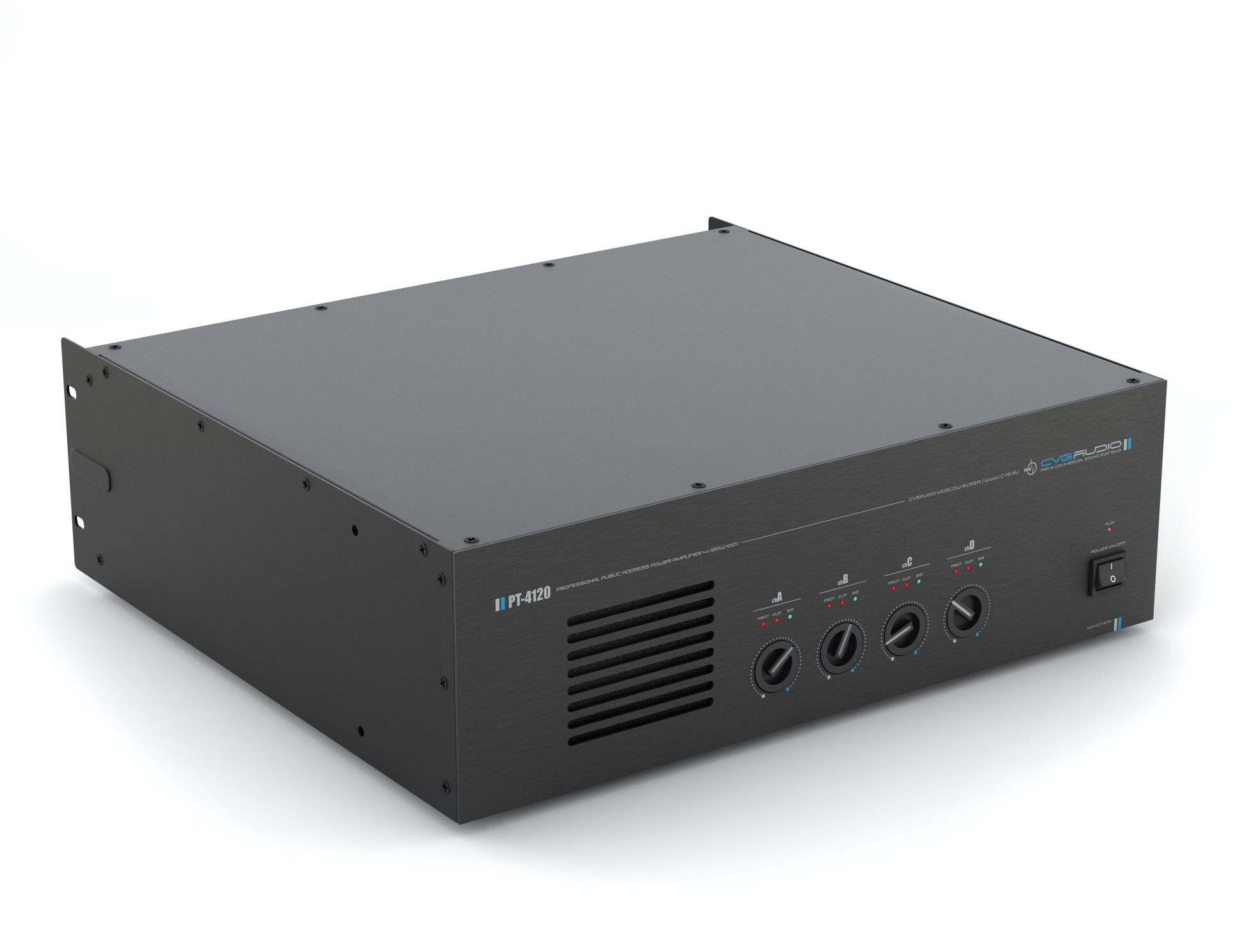 Трансляционный усилитель 4-х канальный CVGaudio PT-4120